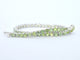 Bracelet tennis en or blanc et saphirs naturels 58 Facettes 2904