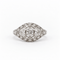 58 Art déco - Bague en platine et diamants 58 Facettes 1.0001644/3