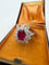 50 Années 50/60 - Bague en platine, rubis de Birmanie et diamants 58 Facettes 1205/B OC
