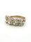 53 Bague vintage en or blanc 18 ct et diamants taille ancienne 58 Facettes 517/26 C