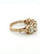 53 Bague vintage en or blanc 18 ct et diamants taille ancienne 58 Facettes 517/26 C
