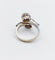 55.5 Bague Art déco en or blanc, platine et diamants 58 Facettes A07703