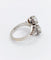 55.5 Bague Art déco en or blanc, platine et diamants 58 Facettes A07703