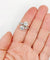 55.5 Bague Art déco en or blanc, platine et diamants 58 Facettes A07703