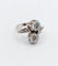 55.5 Bague Art déco en or blanc, platine et diamants 58 Facettes A07703