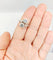 55.5 Bague Art déco en or blanc, platine et diamants 58 Facettes A07703