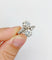 55.5 Bague Art déco en or blanc, platine et diamants 58 Facettes A07703