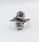 55.5 Bague Art déco en or blanc, platine et diamants 58 Facettes A07703