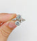 55.5 Bague Art déco en or blanc, platine et diamants 58 Facettes A07703