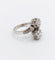 55.5 Bague Art déco en or blanc, platine et diamants 58 Facettes A07703