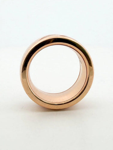 54 Chopard - Bague large en or rose 58 Facettes 3366/A