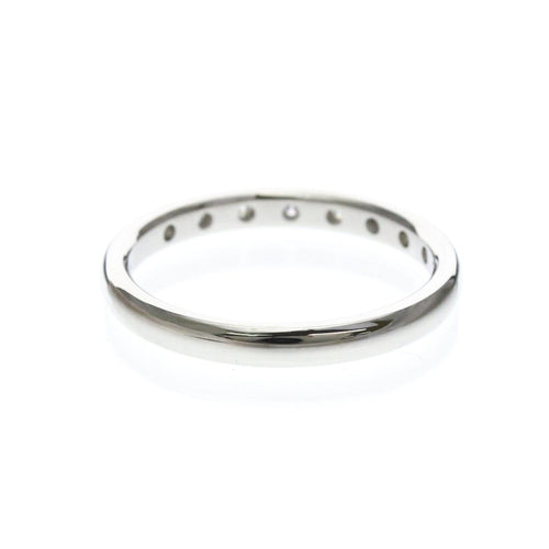 60 Tiffany & Co. - Bague Stacking Band en platine et diamants 58 Facettes wm2oluzi7x