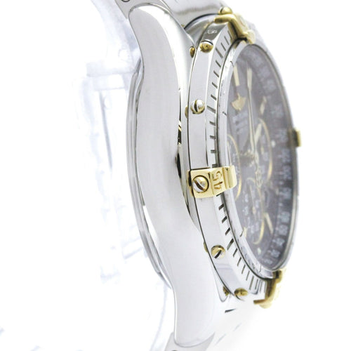 Breitling Windrider - Montre chronographe automatique en acier et or jaune 58 Facettes km3m002p1f