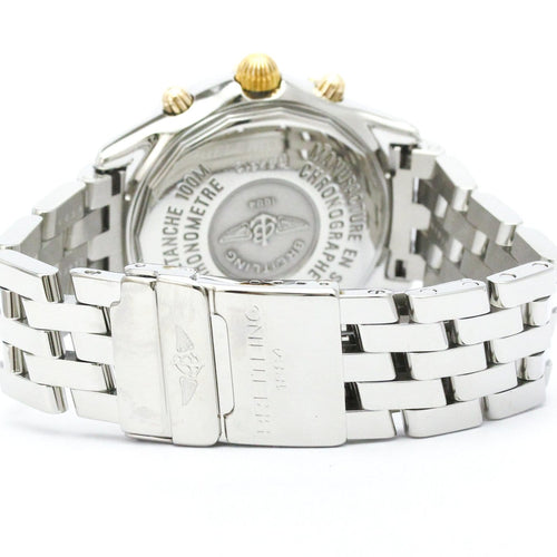 Breitling Windrider - Montre chronographe automatique en acier et or jaune 58 Facettes km3m002p1f