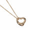 Tiffany & Co. Elsa Peretti - Pendentif Open Heart en or rose et diamants 58 Facettes al4v8l38yq