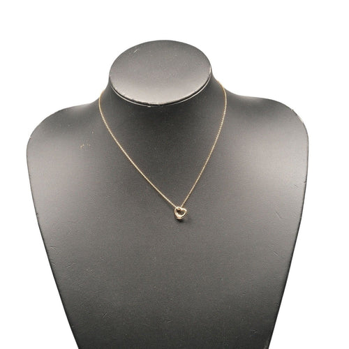 Tiffany & Co. Elsa Peretti - Pendentif Open Heart en or rose et diamants 58 Facettes al4v8l38yq