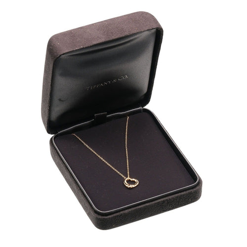 Tiffany & Co. Elsa Peretti - Pendentif Open Heart en or rose et diamants 58 Facettes al4v8l38yq