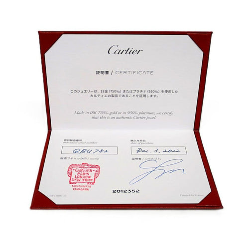 49 Cartier 1895 - Alliance en or rose 18K et diamant 58 Facettes rhgg29z12h