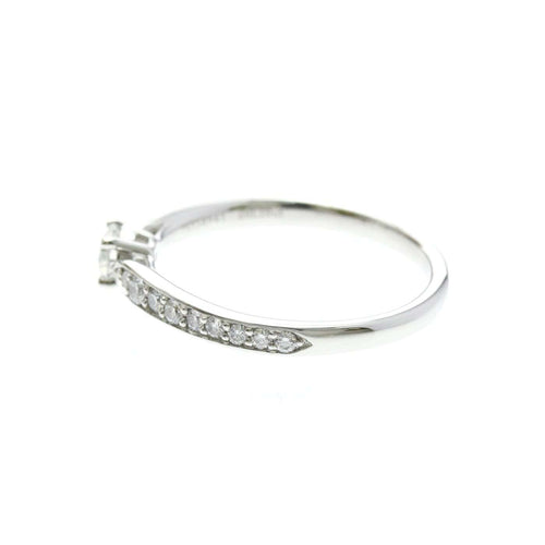 52 Tiffany & Co. Harmony - Bague solitaire en platine et diamants 58 Facettes wosr1tun16