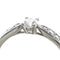 52 Tiffany & Co. Harmony - Bague solitaire en platine et diamants 58 Facettes wosr1tun16
