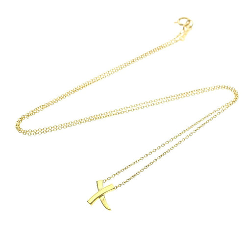 Tiffany & Co. Paloma Picasso - Pendentif Graffiti X en or jaune 18K 58 Facettes cuy8ek03qj