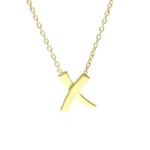 Tiffany & Co. Paloma Picasso - Pendentif Graffiti X en or jaune 18K 58 Facettes cuy8ek03qj