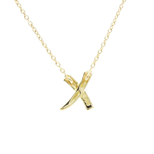 Tiffany & Co. Paloma Picasso - Pendentif Graffiti X en or jaune 18K 58 Facettes cuy8ek03qj