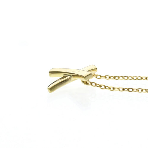 Tiffany & Co. Paloma Picasso - Pendentif Graffiti X en or jaune 18K 58 Facettes cuy8ek03qj