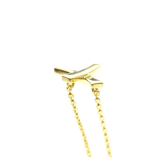 Tiffany & Co. Paloma Picasso - Pendentif Graffiti X en or jaune 18K 58 Facettes cuy8ek03qj