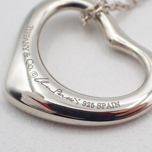 Tiffany & Co. Elsa Peretti - Pendentif Open Heart en argent 58 Facettes woody1zpju