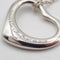 Tiffany & Co. Elsa Peretti - Pendentif Open Heart en argent 58 Facettes woody1zpju