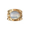 55.5 Bague végétale en or jaune 18K et pierre de lune 58 Facettes 282