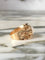 55.5 Bague végétale en or jaune 18K et pierre de lune 58 Facettes 282