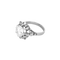 57 Bague solitaire en palladium et diamant 58 Facettes GUIA023