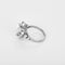 57 Bague solitaire en palladium et diamant 58 Facettes GUIA023