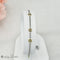 Bracelet Bracelet en platine et or jaune 750 avec cinq diamants 58 Facettes 2485