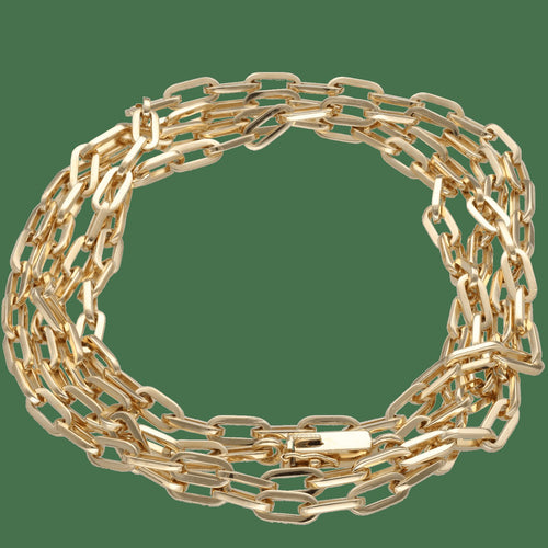 Chaumet - Chaîne 92 cm en or jaune 18 carats 58 Facettes FB11920