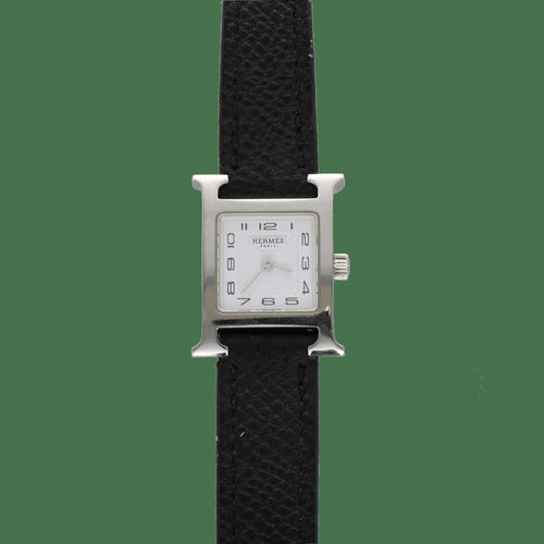 Hermès Heure H Mini - Montre en acier 58 Facettes FB11904