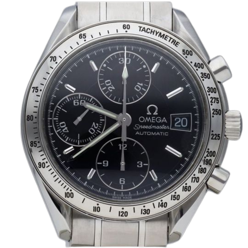 Montre Omega - Montre Speedmaster chronographe automatique en acier 58 Facettes MT45110