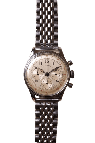 Montre AR & JE Meylan - Montre chronographe en acier 58 Facettes MONTRE-020