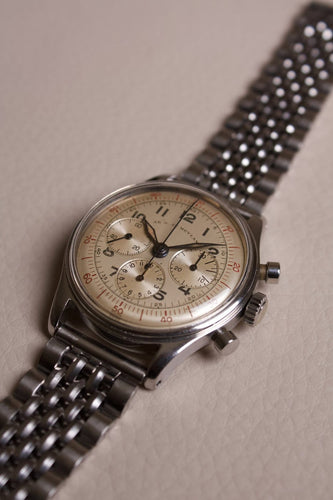 Montre AR & JE Meylan - Montre chronographe en acier 58 Facettes MONTRE-020