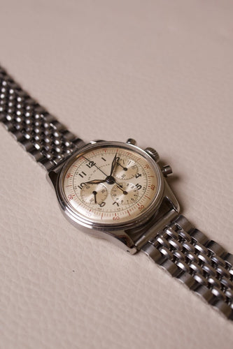 Montre AR & JE Meylan - Montre chronographe en acier 58 Facettes MONTRE-020