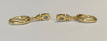 Boucles d'oreilles en or jaune, alexandrites et diamants 58 Facettes earrings
