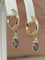 Boucles d'oreilles en or jaune, alexandrites et diamants 58 Facettes earrings