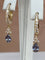 Boucles d'oreilles en or jaune, alexandrites et diamants 58 Facettes earrings