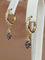Boucles d'oreilles en or jaune, alexandrites et diamants 58 Facettes earrings