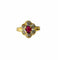 Bague 51.5 Bague marguerite en or 18K, rubis et diamants 58 Facettes bag.rub.2187
