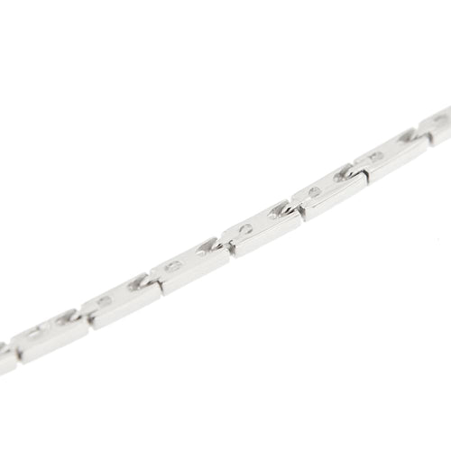 Collier Salvini - Collier à segments en or blanc 18 ct et diamants 58 Facettes 32630