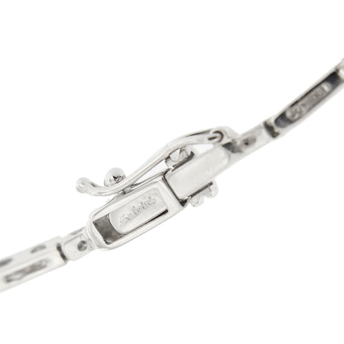 Collier Salvini - Collier à segments en or blanc 18 ct et diamants 58 Facettes 32630