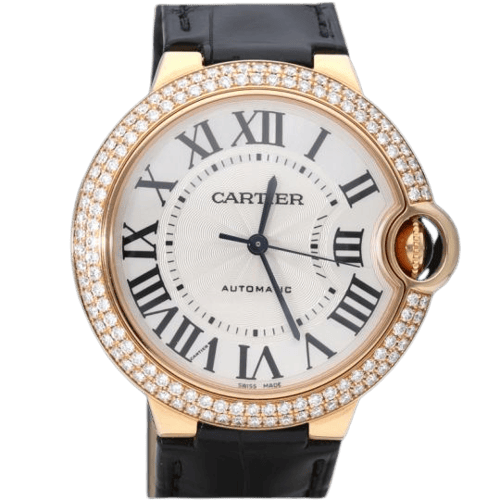 Montre Cartier - Montre Ballon Bleu 36 mm en or rose et acier 58 Facettes MT48075